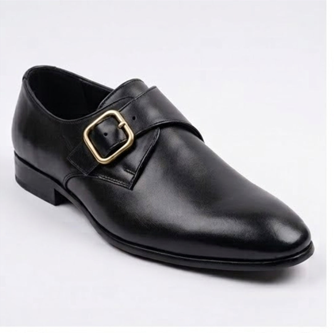 Adolf.pk Monk Strap Leather Shoes